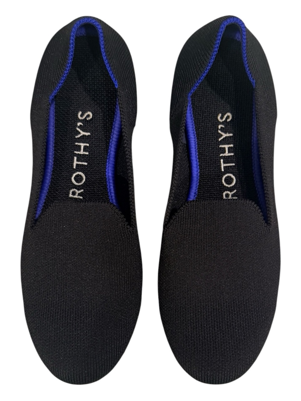 Rothy's Black Rounded Toe Classic Loafer Flats